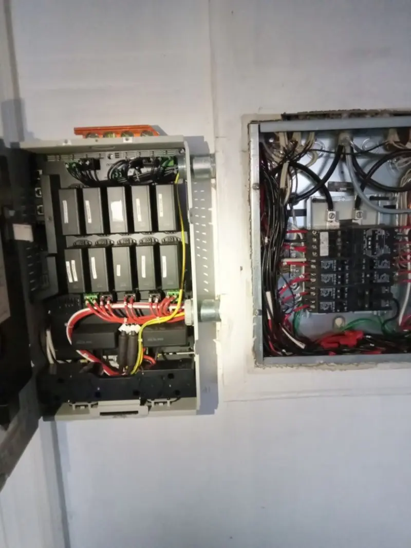 Electrical panel upgrade completed for Ring Doorbell Installation in Elsmere